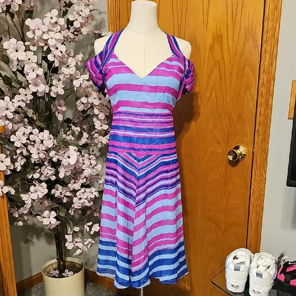 Nanette Lepore Cold Shoulder Dress - Picture 3 of 14